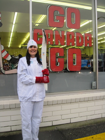 Torchbearer in Coquitlam