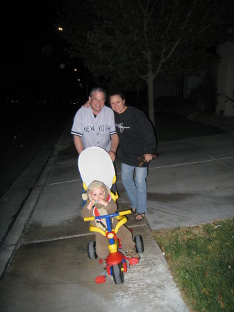 Jeff, Sandi  & Ethan for his first Halloween