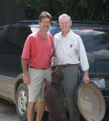 Dad and Glenn,,, on Dads 74th Birthday