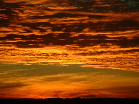 Sunset near Lake Ochechobee, FL.