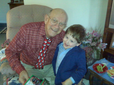 Logan & Great Grandpa