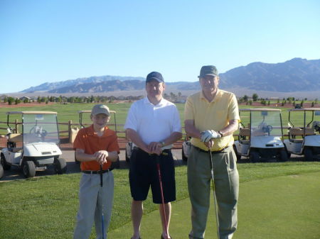 Sons Scott and Eric and me Las Vegas Golf