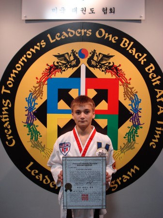 Tanner 2nd Degree Black Belt