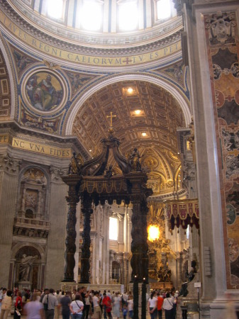 Inside St. Peter's, Vatican City