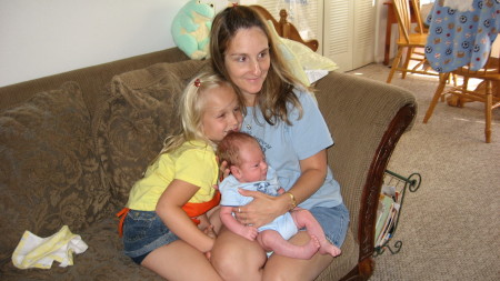 Jacob, step-sister Sara and Mom Stephanie