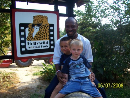 Me and the boys at Hollywild Park