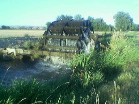 Waterwheel in New Plymouth,Idaho