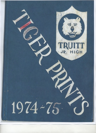 Truitt Jr. High School Tiger Prints 1974 - 1975