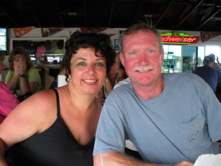Larry and I at "The Surf" restaurant