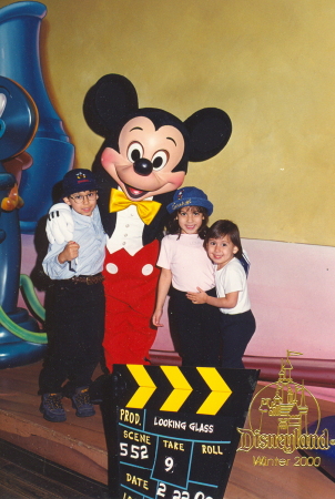 With Mickey Mouse 1998