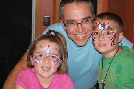 Marc with his grandkids