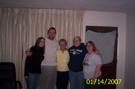 Myself, Daughter on right, rest grandkids