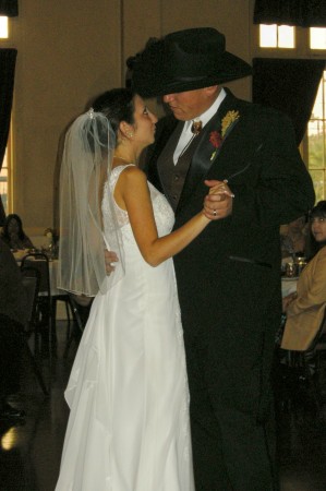 Cadence's Mommy and Daddy on their Wedding Day