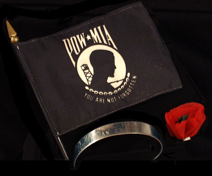 POW*MIA bracelets