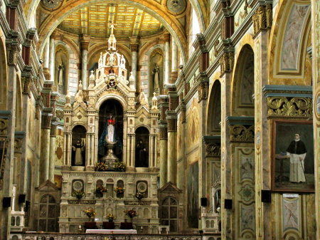Beautiful cathedral in Cuenca,Ecuador