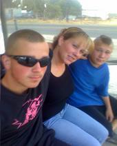 Me & my 2 sons Ryan(17) & Tyler(16)