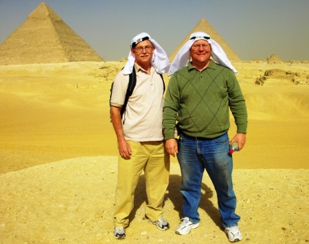 Giza Pyramid Steve and I