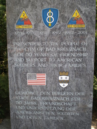 Given to the people of Bad Kreuznach.