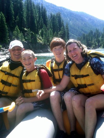 White water rafting in Jackson Hole