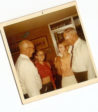 family gathering around 1970