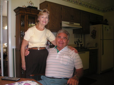 Mom & Dad at their house.