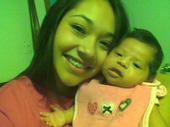 My daughter Ashley and my grandbaby AnaVay