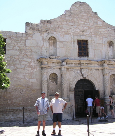 me and don moreno at the Alamo