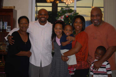 Family pic at Christmas 2008