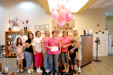 Legally Pink Walk Team at Foot Solutions