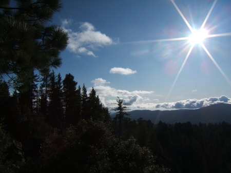 Clouds roll in, Sun Recedes-Wawona Point, Yose