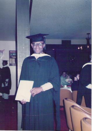 Receiving my Graduate Degree CSUN 1990