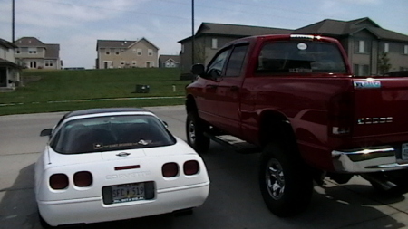 My Vette and Big Red