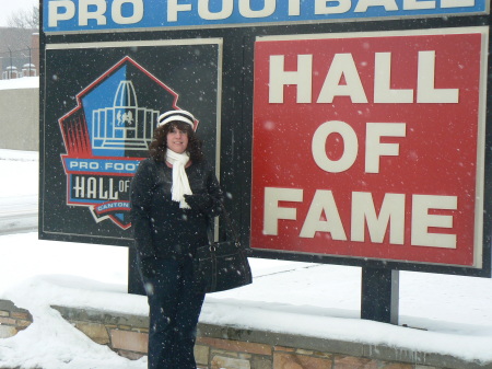 Me at The Football Hall Of Fame, Ohio