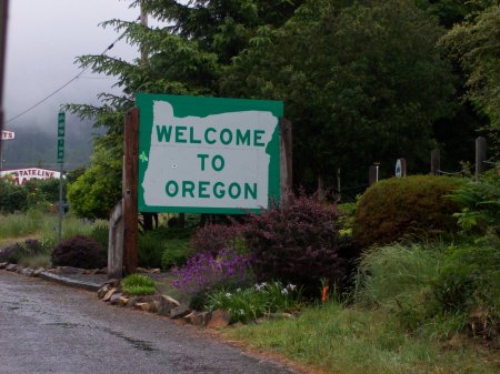 Entering Oregon
