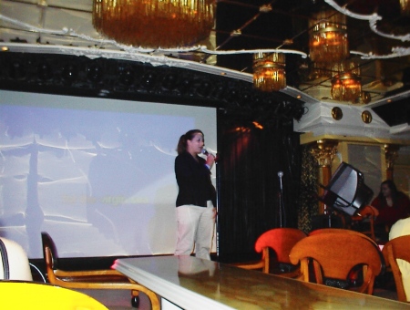 Karoke on Cruise Ship