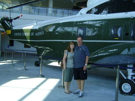 My wife Terri and I at Ronald Reagan Library