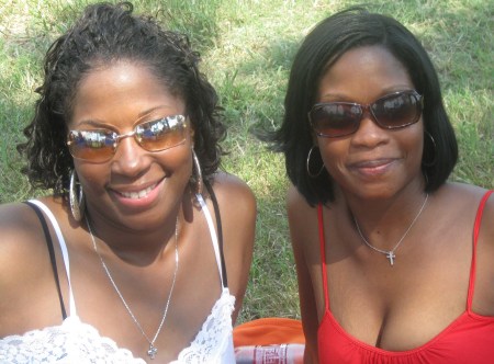 Me and My sister. At at concert outside 9/6/09