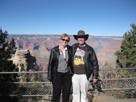 The 2 of us at the canyon on a cold Dec. day.