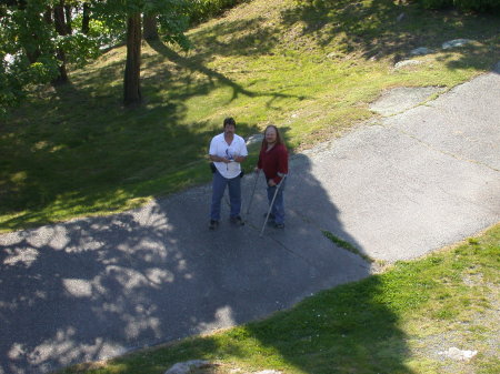 my brother and I in Mass.