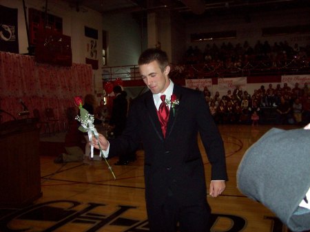 Ian on the Homcoming Court 2009