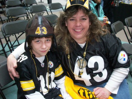 Nephew Jonah & the Wife, Go Steelers!!!!