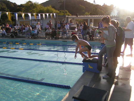Mac First swimming meet