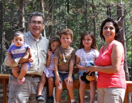 Al n Rosie & G-kids Huntington Lake 2008