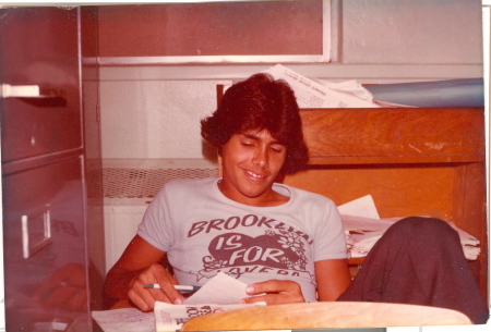 Ronnie in English Class 1979