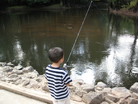 Fishing at Lynches River