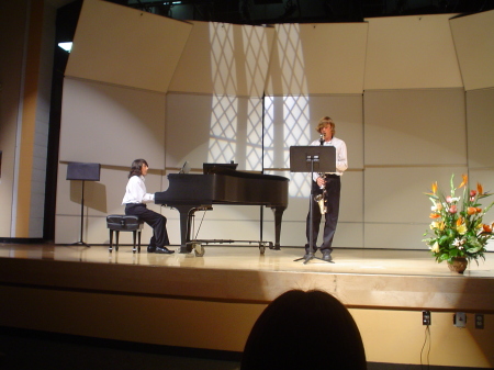 Alex's band recital, May 2008