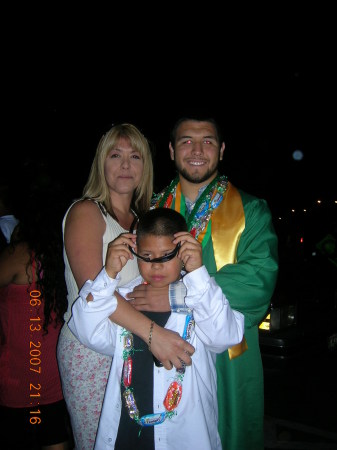 Older Son's Graduation (lil man in front :)