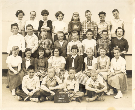 Mrs. Moon's 6th grade, 1955-56