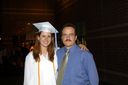 Keith with Daughter Christine HS Graduation
