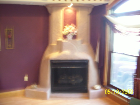 New fireplace I just finished in living room